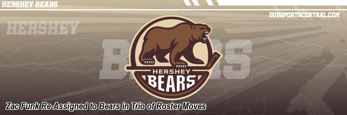 Zac Funk Re-Assigned to Bears in Trio of Roster Moves