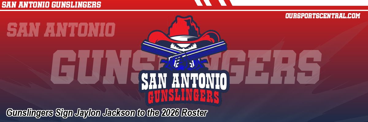 Gunslingers Sign Jaylon Jackson to the 2026 Roster