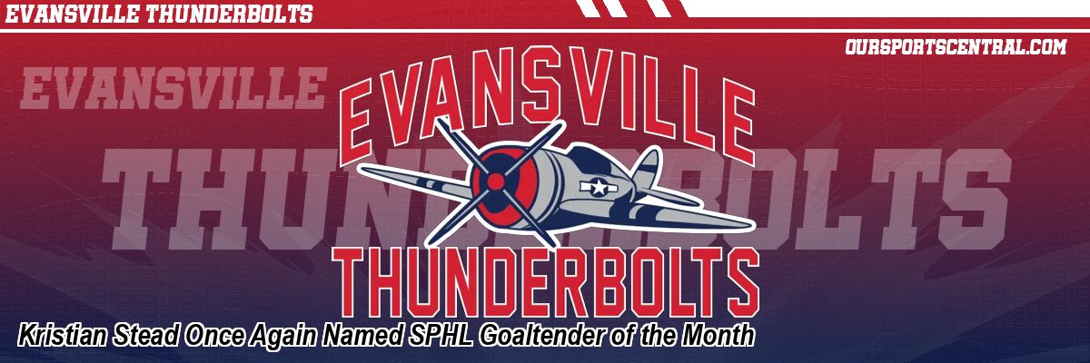 Kristian Stead Once Again Named SPHL Goaltender of the Month