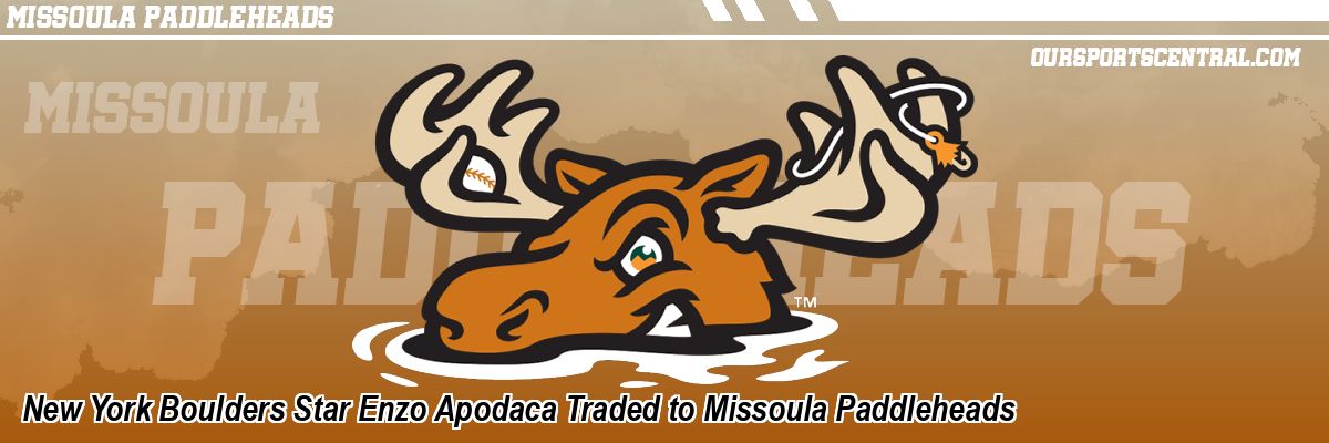 New York Boulders Star Enzo Apodaca Traded to Missoula Paddleheads