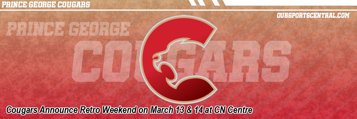 Cougars Announce Retro Weekend on March 13 & 14 at CN Centre
