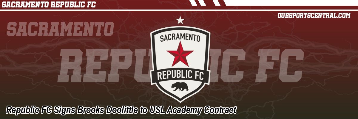 Republic FC Signs Brooks Doolittle to USL Academy Contract