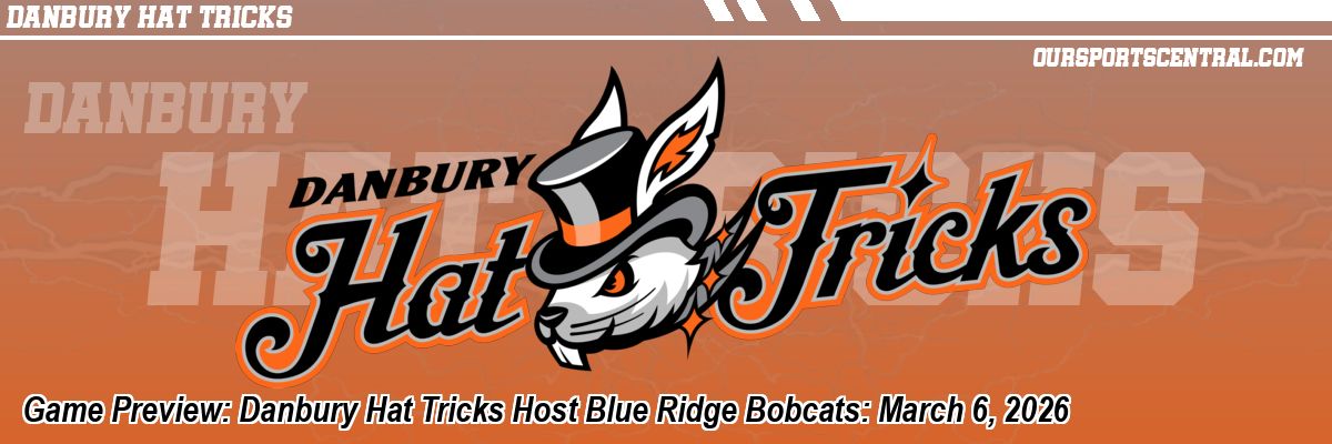 Game Preview: Danbury Hat Tricks Host Blue Ridge Bobcats: March 6, 2026