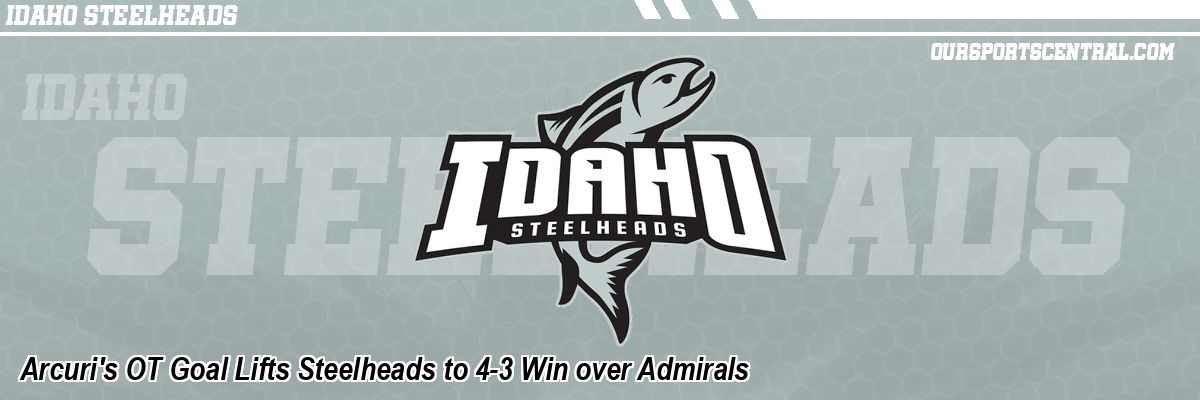 Arcuri's OT Goal Lifts Steelheads to 4-3 Win over Admirals