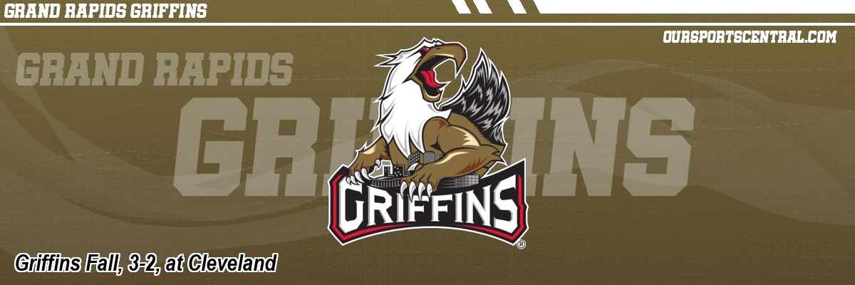 Griffins Fall, 3-2, at Cleveland