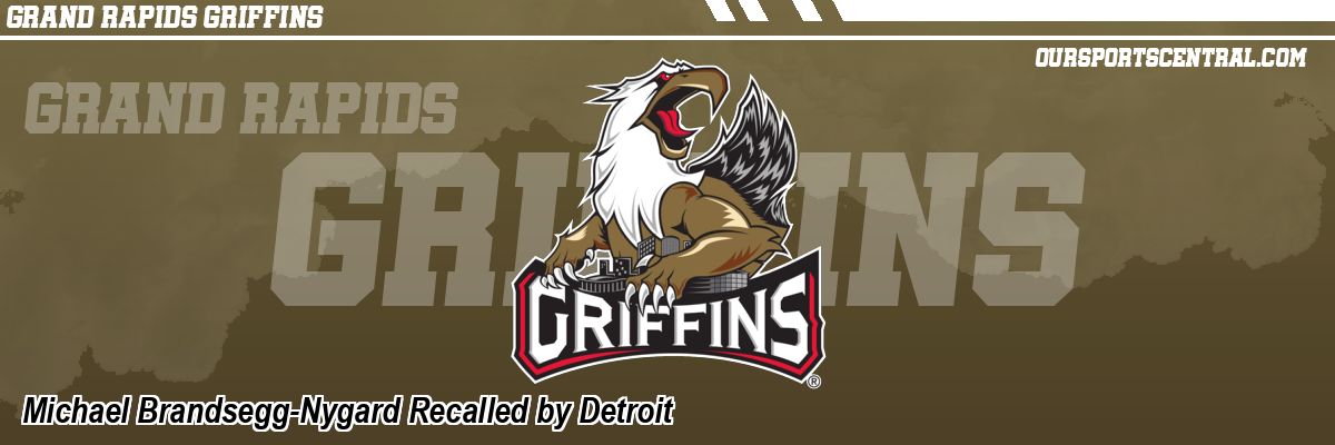 Michael Brandsegg-Nygard Recalled by Detroit