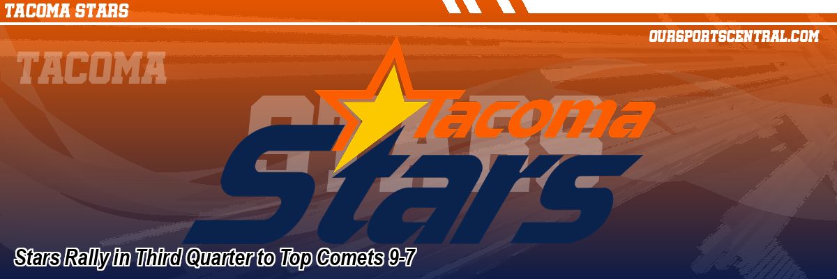 Stars Rally in Third Quarter to Top Comets 9-7
