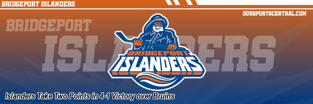 Islanders Take Two Points in 4-1 Victory over Bruins