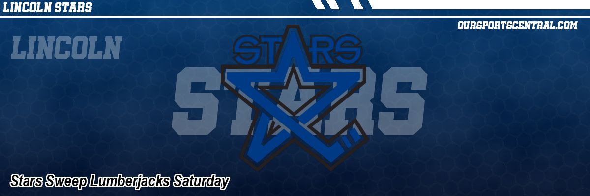 Stars Sweep Lumberjacks Saturday