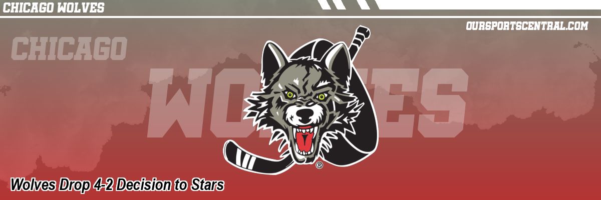 Wolves Drop 4-2 Decision to Stars