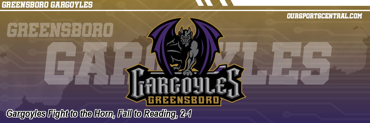 Gargoyles Fight to the Horn, Fall to Reading, 2-1