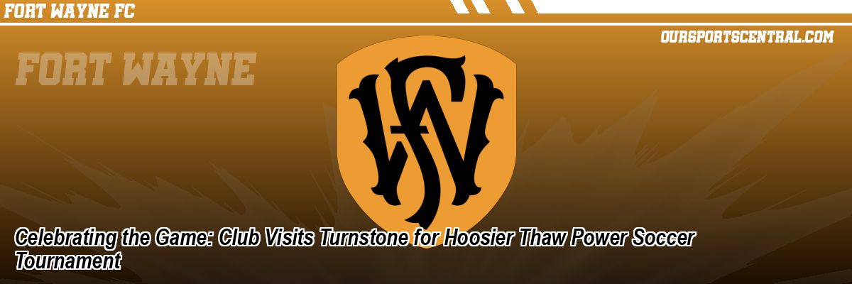 Celebrating the Game: Club Visits Turnstone for Hoosier Thaw Power Soccer Tournament