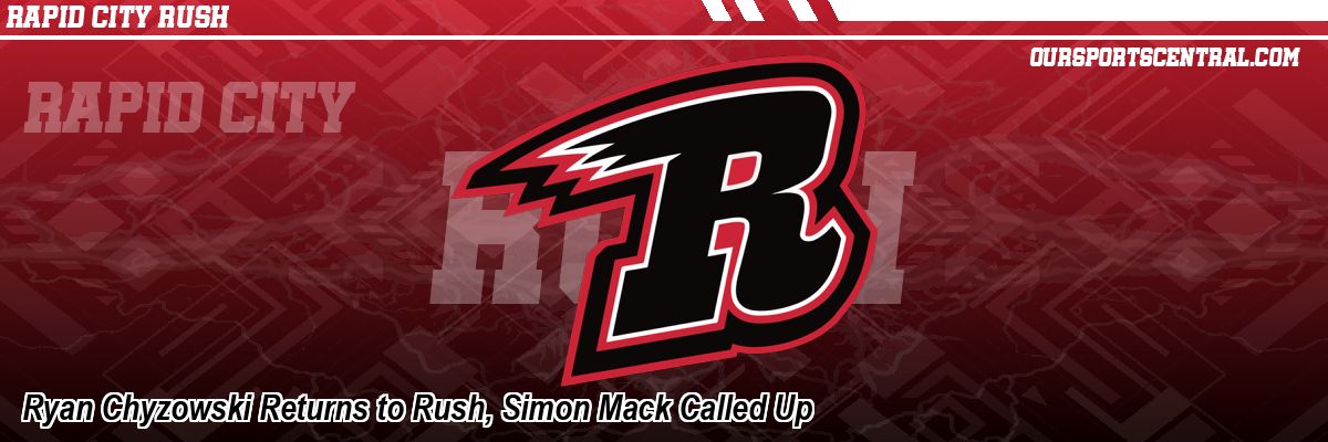 Ryan Chyzowski Returns to Rush, Simon Mack Called Up
