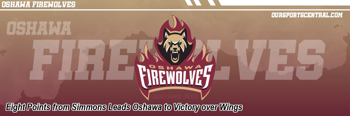 Eight Points from Simmons Leads Oshawa to Victory over Wings