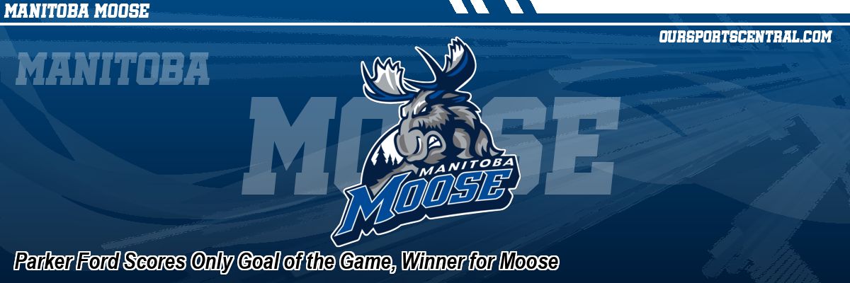 Parker Ford Scores Only Goal of the Game, Winner for Moose
