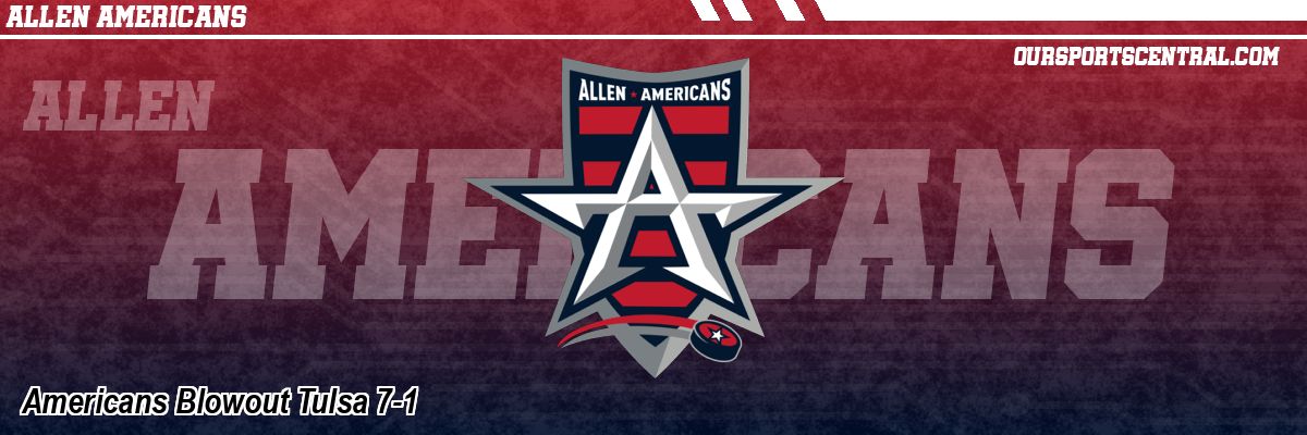 Americans Blowout Tulsa 7-1