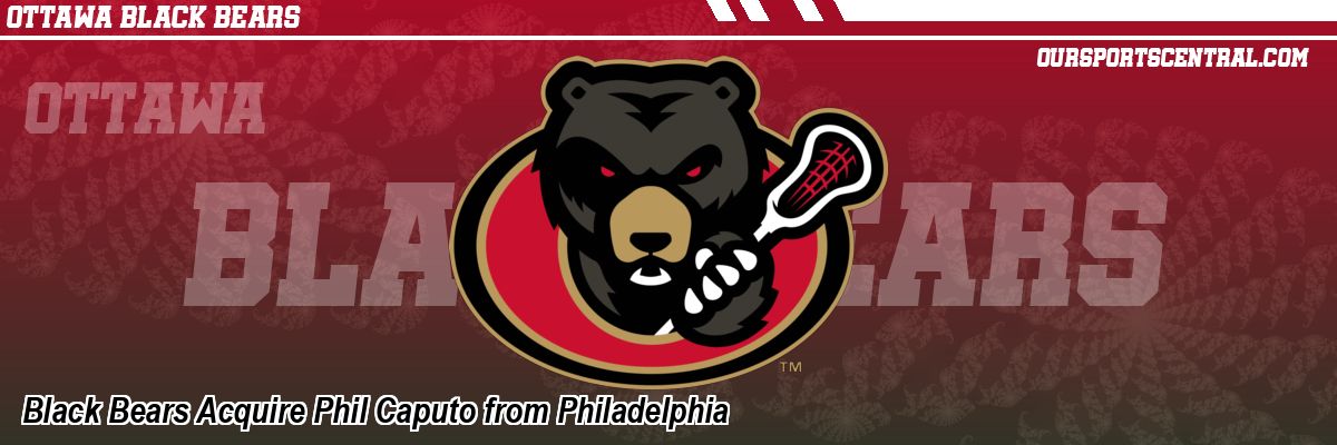 Black Bears Acquire Phil Caputo from Philadelphia