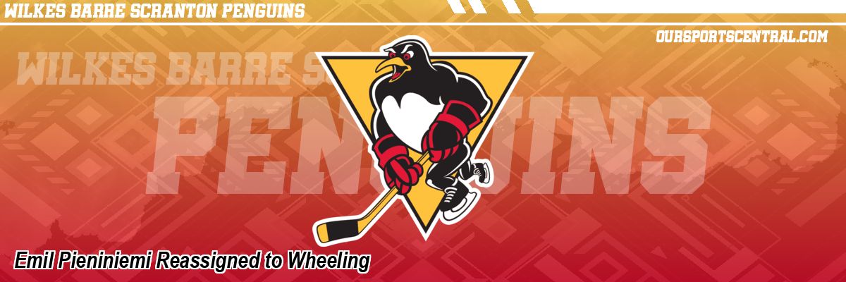 Emil Pieniniemi Reassigned to Wheeling