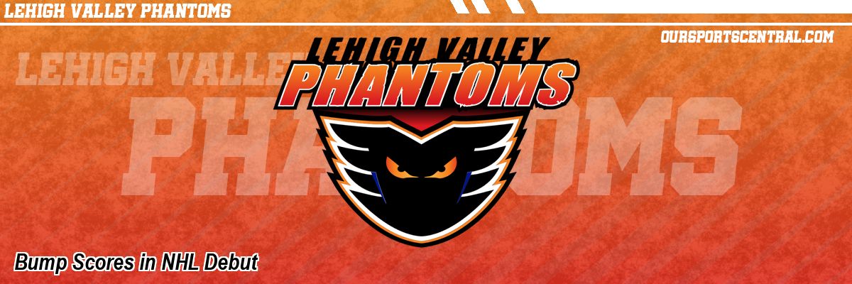Bump Scores in NHL Debut