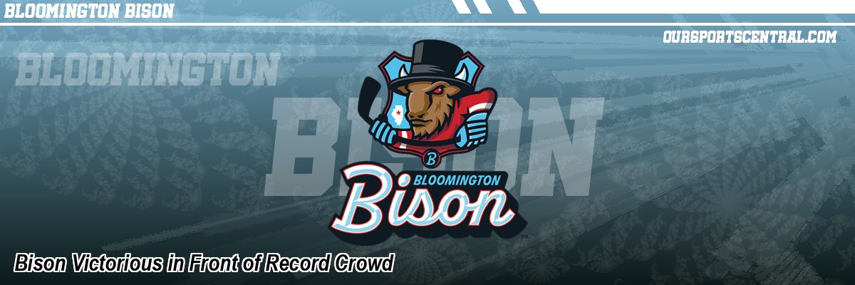 Bison Victorious in Front of Record Crowd