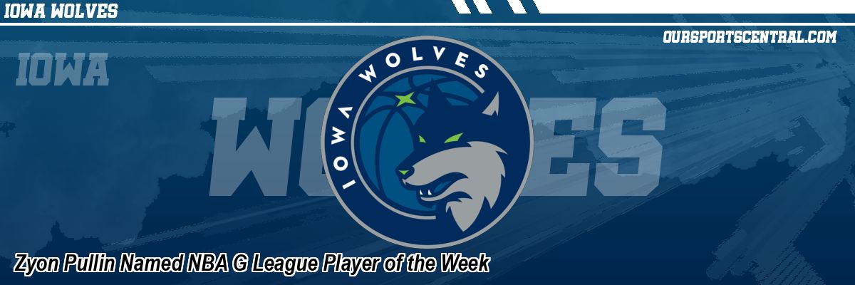 Zyon Pullin Named NBA G League Player of the Week