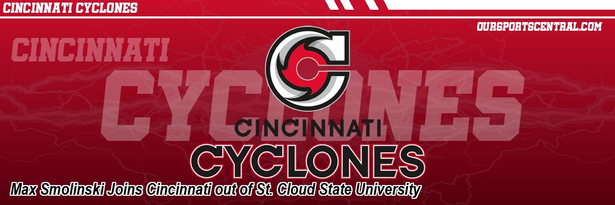 Max Smolinski Joins Cincinnati out of St. Cloud State University