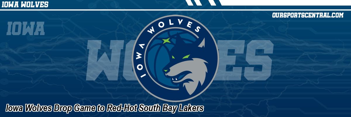 Iowa Wolves Drop Game to Red-Hot South Bay Lakers