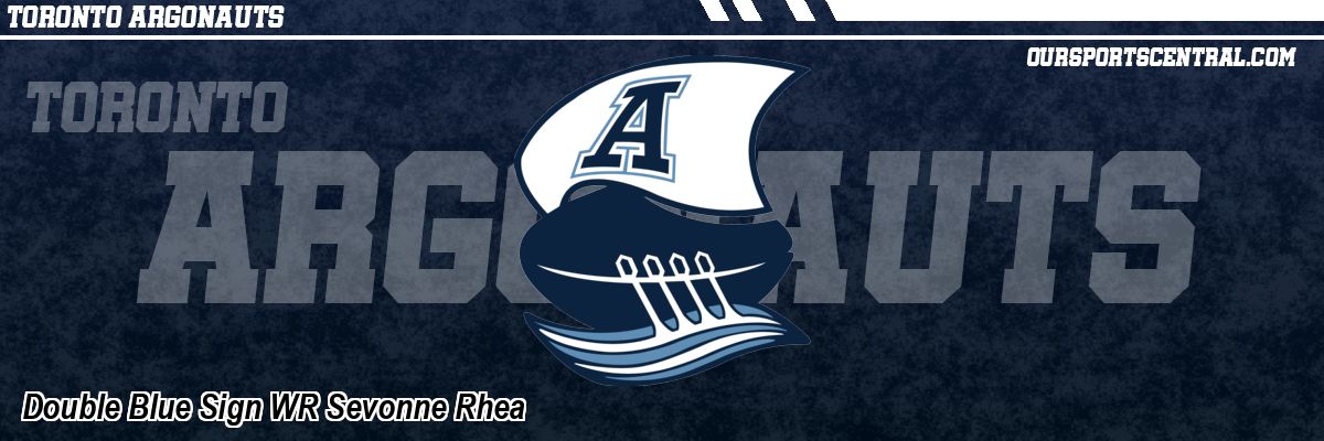 Double Blue Sign WR Sevonne Rhea