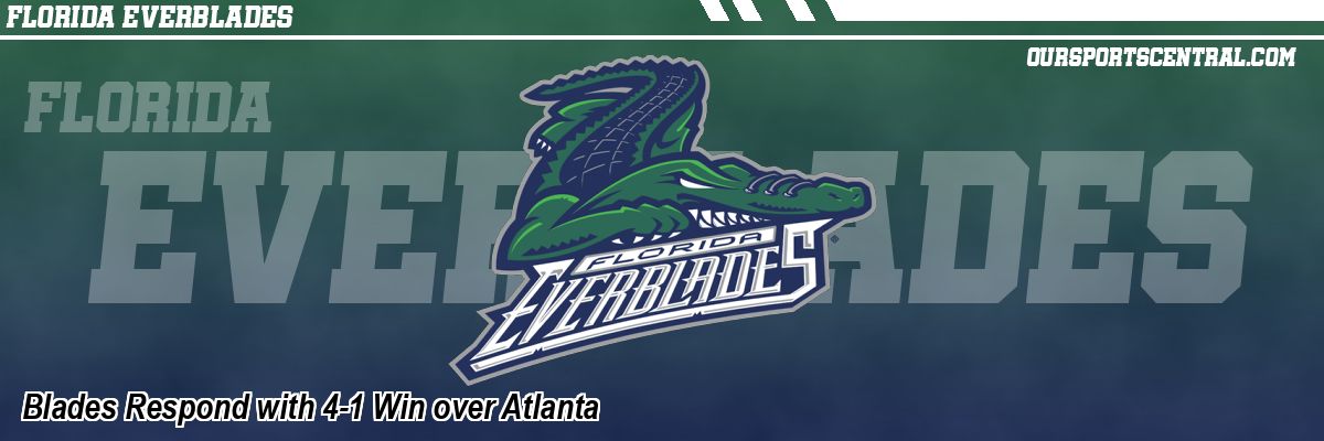 Blades Respond with 4-1 Win over Atlanta