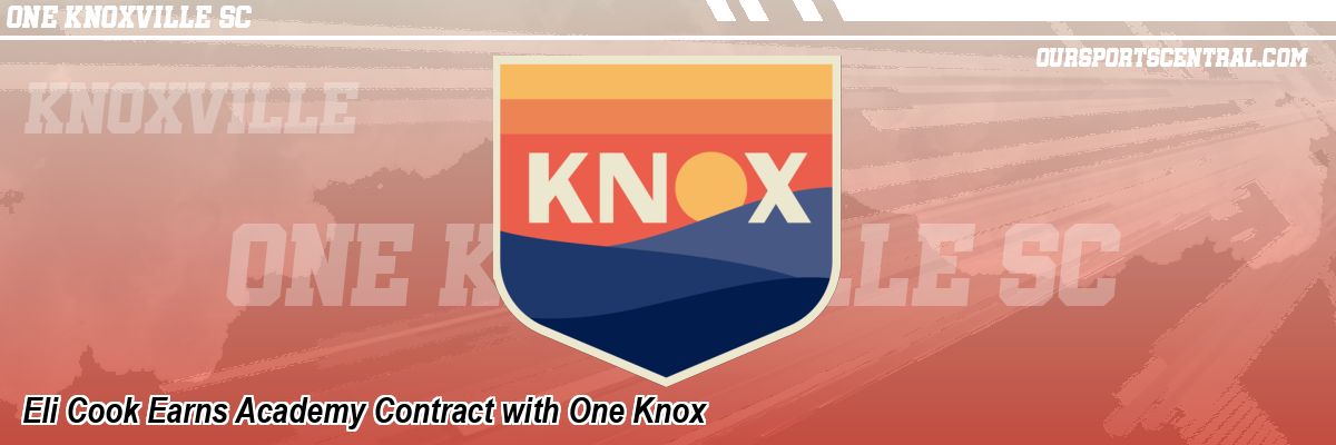 Eli Cook Earns Academy Contract with One Knox