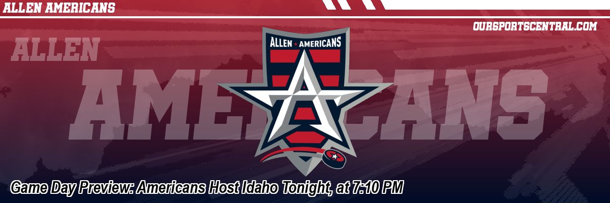 Game Day Preview: Americans Host Idaho Tonight, at 7:10 PM