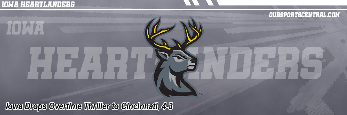 Iowa Drops Overtime Thriller to Cincinnati, 4-3