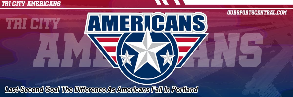 Last-Second Goal The Difference As Americans Fall In Portland