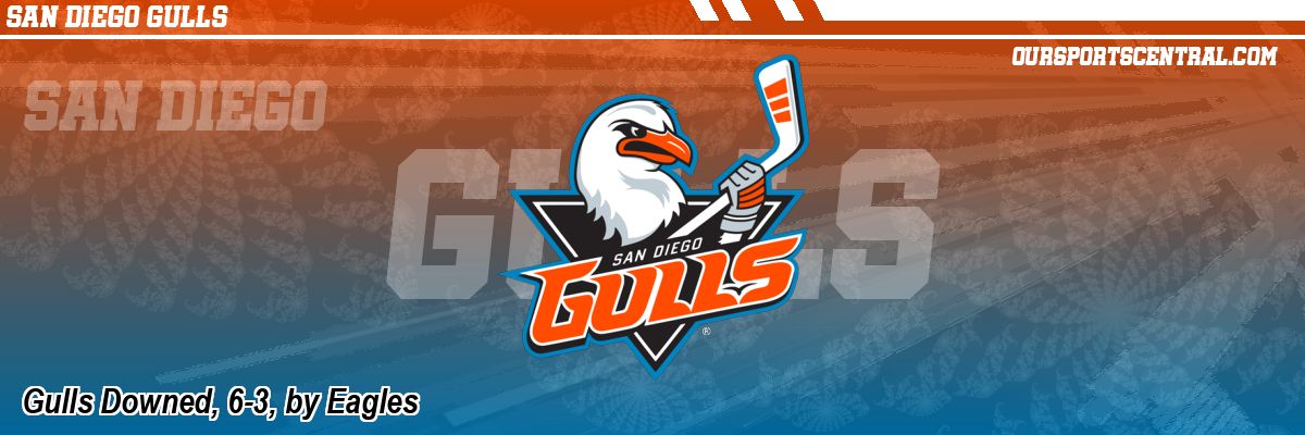 Gulls Downed, 6-3, by Eagles