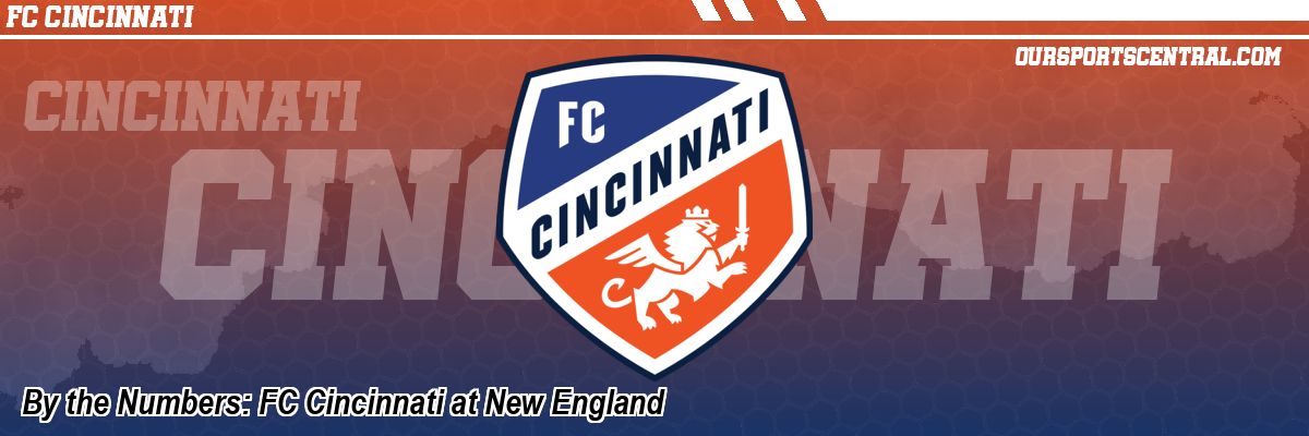 By the Numbers: FC Cincinnati at New England