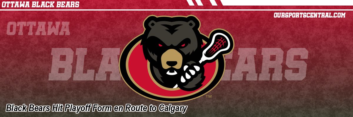 Black Bears Hit Playoff Form en Route to Calgary