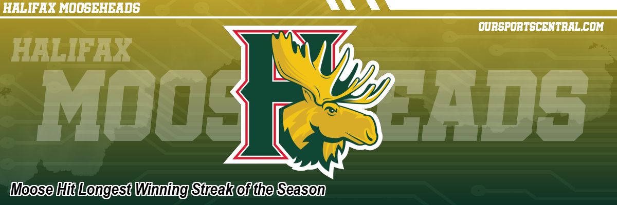 Moose Hit Longest Winning Streak of the Season