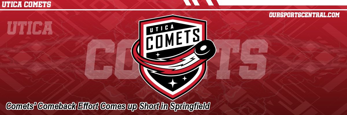 Comets' Comeback Effort Comes up Short in Springfield