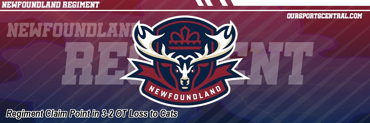 Regiment Claim Point in 3-2 OT Loss to Cats