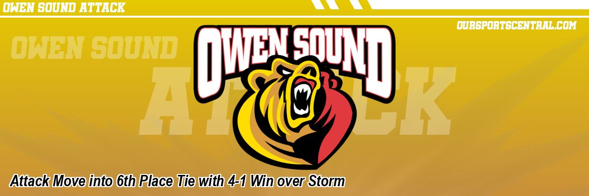 Attack Move into 6th Place Tie with 4-1 Win over Storm