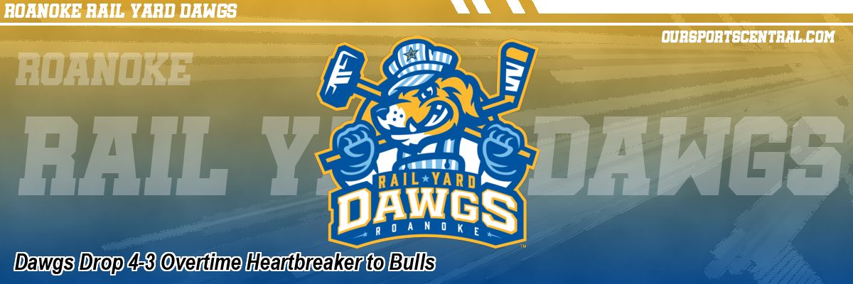 Dawgs Drop 4-3 Overtime Heartbreaker to Bulls
