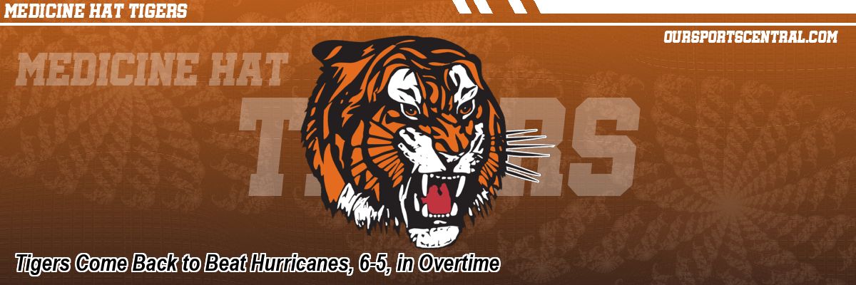 Tigers Come Back to Beat Hurricanes, 6-5, in Overtime