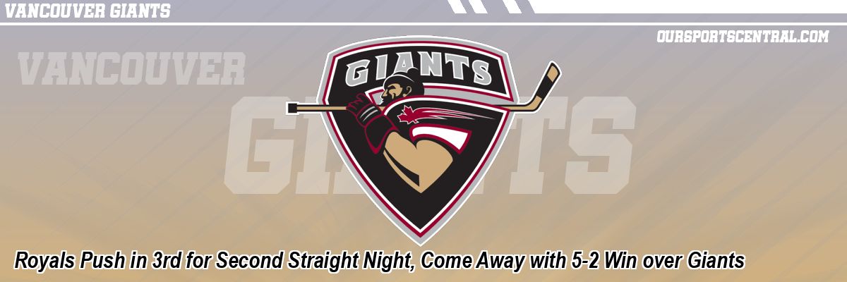 Royals Push in 3rd for Second Straight Night, Come Away with 5-2 Win over Giants