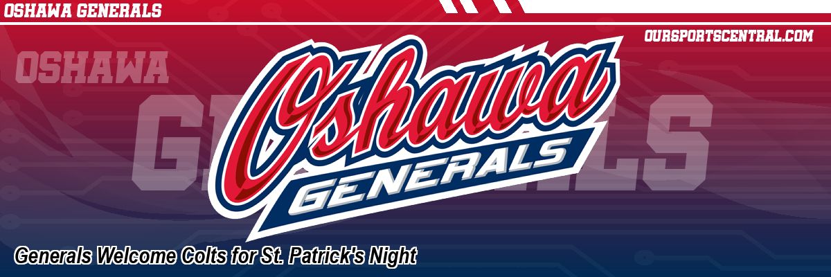 Generals Welcome Colts for St. Patrick's Night