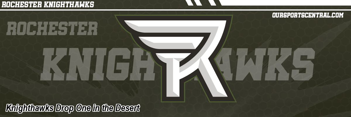 Knighthawks Drop One in the Desert