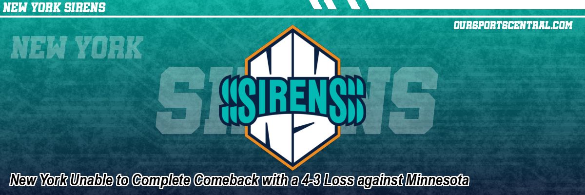 New York Unable to Complete Comeback with a 4-3 Loss against Minnesota