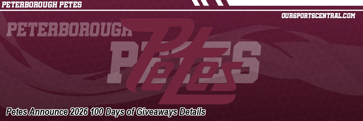 Petes Announce 2026 100 Days of Giveaways Details