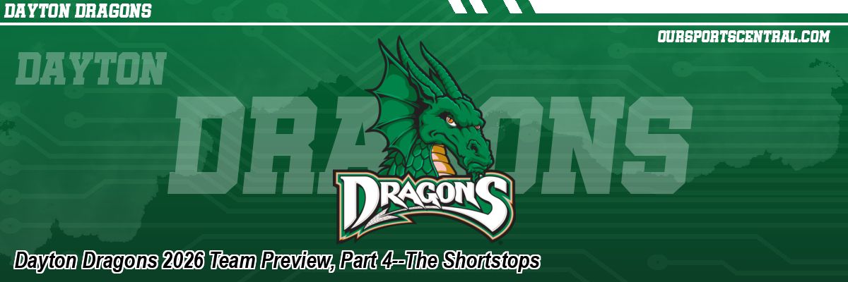 Dayton Dragons 2026 Team Preview, Part 4--The Shortstops
