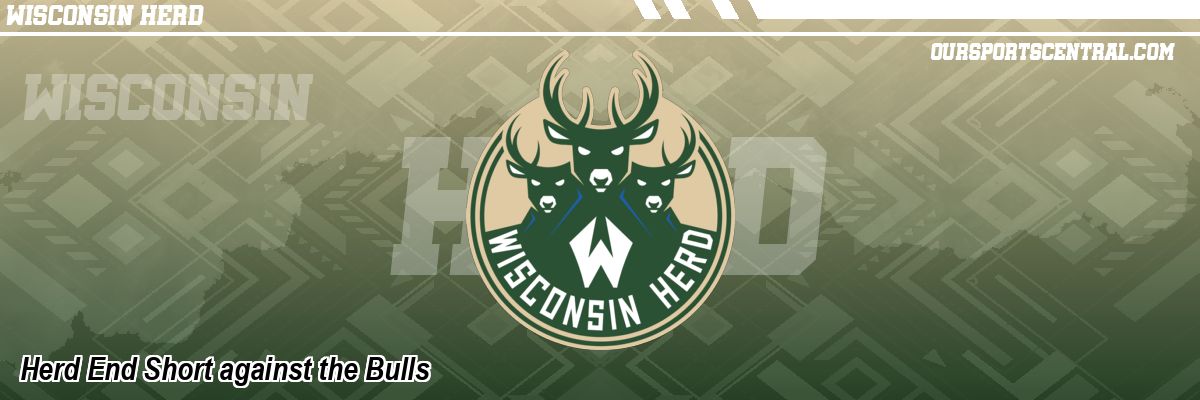 Herd End Short against the Bulls