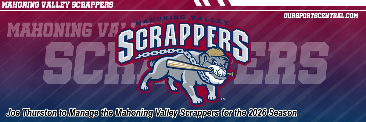 Joe Thurston to Manage the Mahoning Valley Scrappers for the 2026 Season